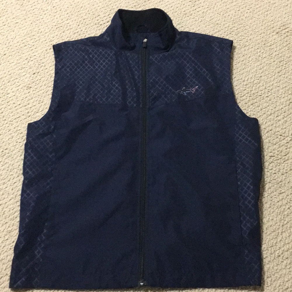 New Greg Norman blue vest size M